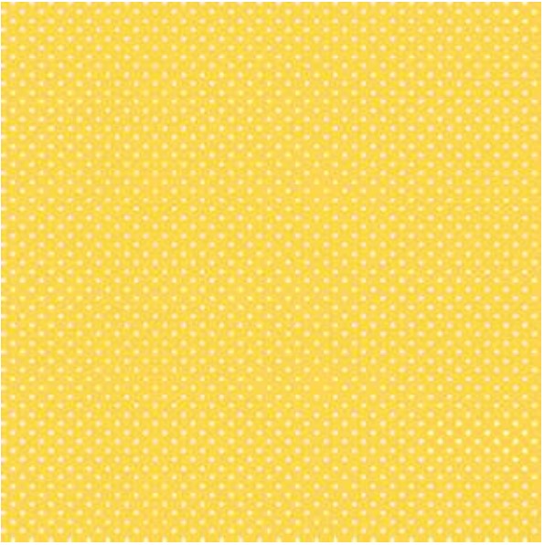 Pöttyös abrosz 80x80 cm sárga-krém