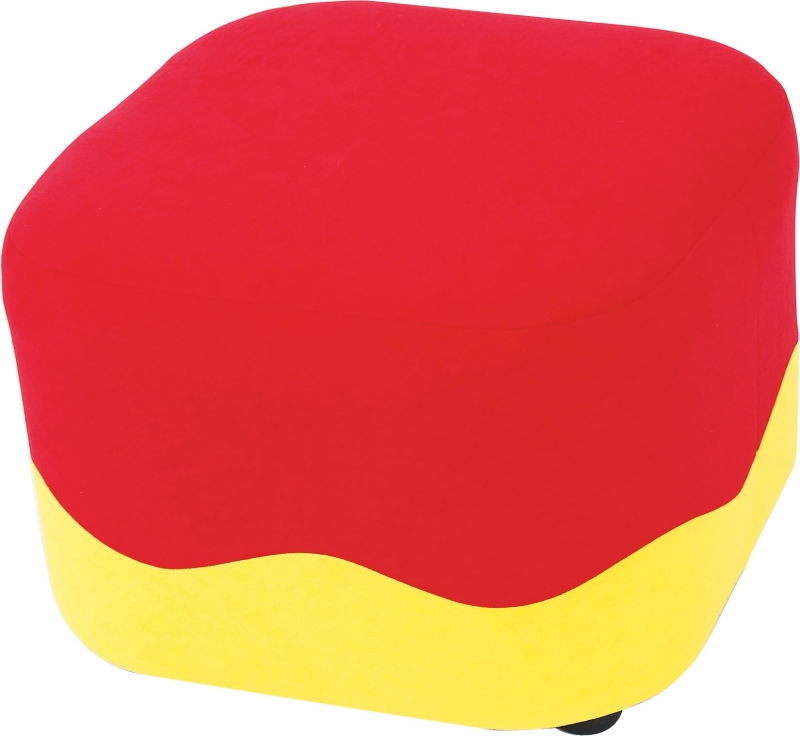 Pihenő puff-piros